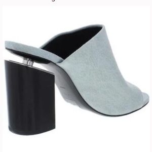 Alexander Wang Avery Denim Floating Mule
